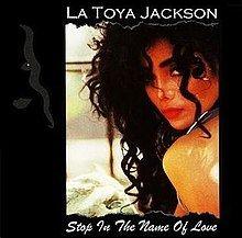 Capa do Álbum "Stop In The Name Of Love", de La Toya Jackson