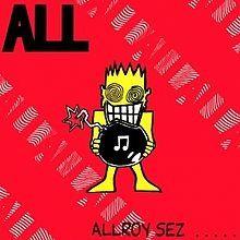Portada de Álbum "Allroy Sez", de All