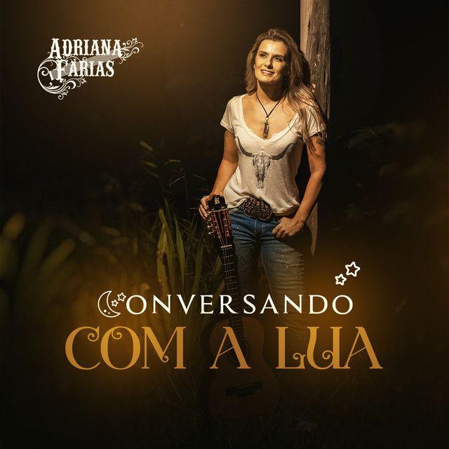 Single/EP cover of "Conversando com a Lua " by Adriana Farias