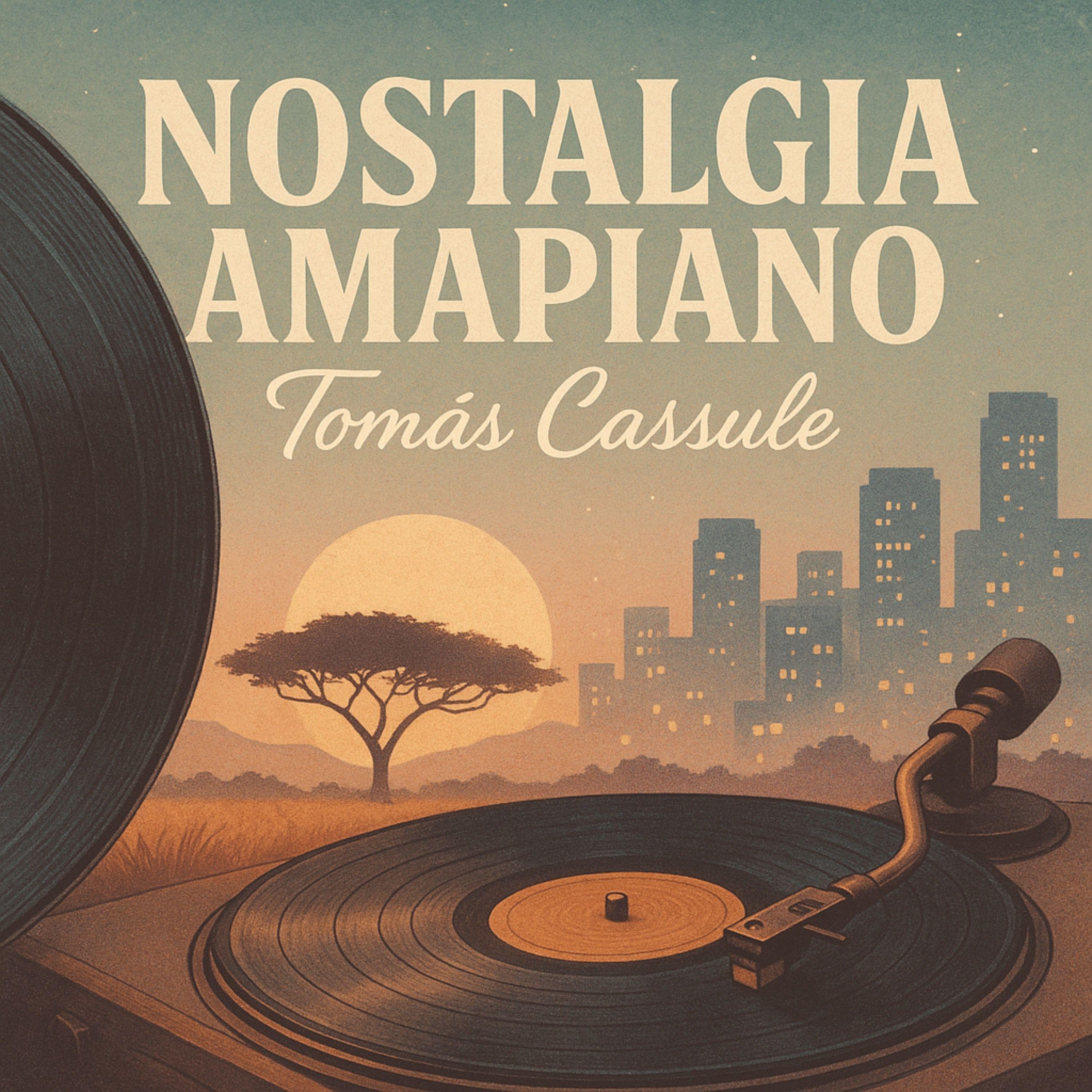 Portada de Sencillo/EP "Nostalgia Amapiano", de Tomás Cassule