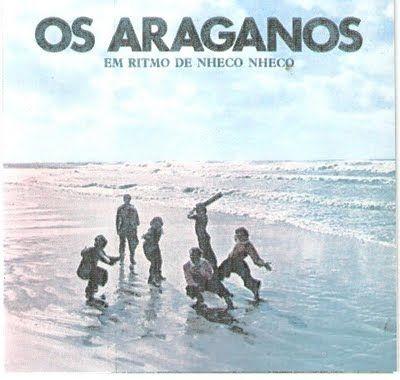 Portada de Álbum "Em Ritmo de Nheco Nheco", de Os Araganos