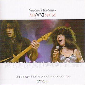 Capa do Álbum "Maxximum - Pepeu Gomes e Baby do Brasil", de Baby do Brasil