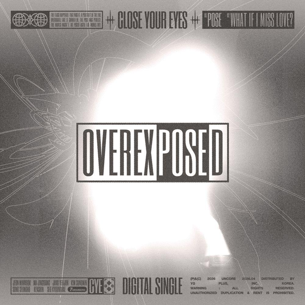 Portada del álbum "OVEREXPOSED", de CLOSE YOUR EYES (K-pop)