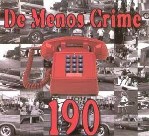 Portada de Álbum "De Menos Crime - 190", de De Menos Crime