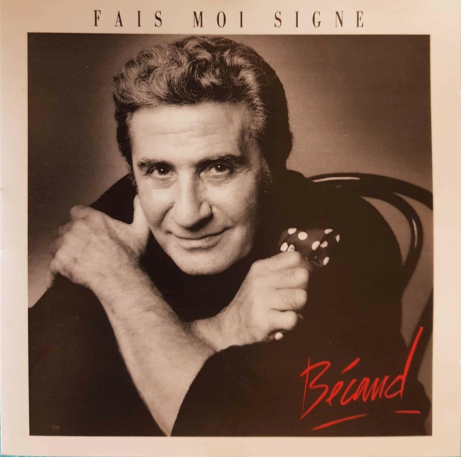 Portada del álbum "Fais Moi Signe", de Gilbert Becaud