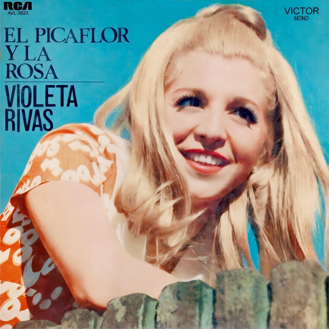 Portada de Álbum "El Picaflor y La Rosa", de Violeta Rivas
