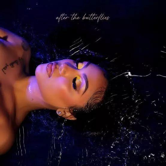 Portada de Sencillo/EP "After the Butterflies", de Queen Naija