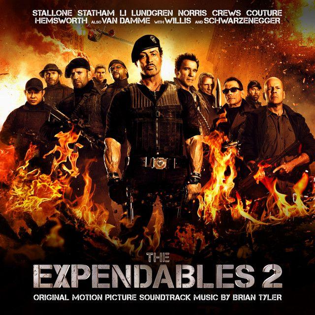 Portada del álbum "The Expendables 2", de Brian Tyler