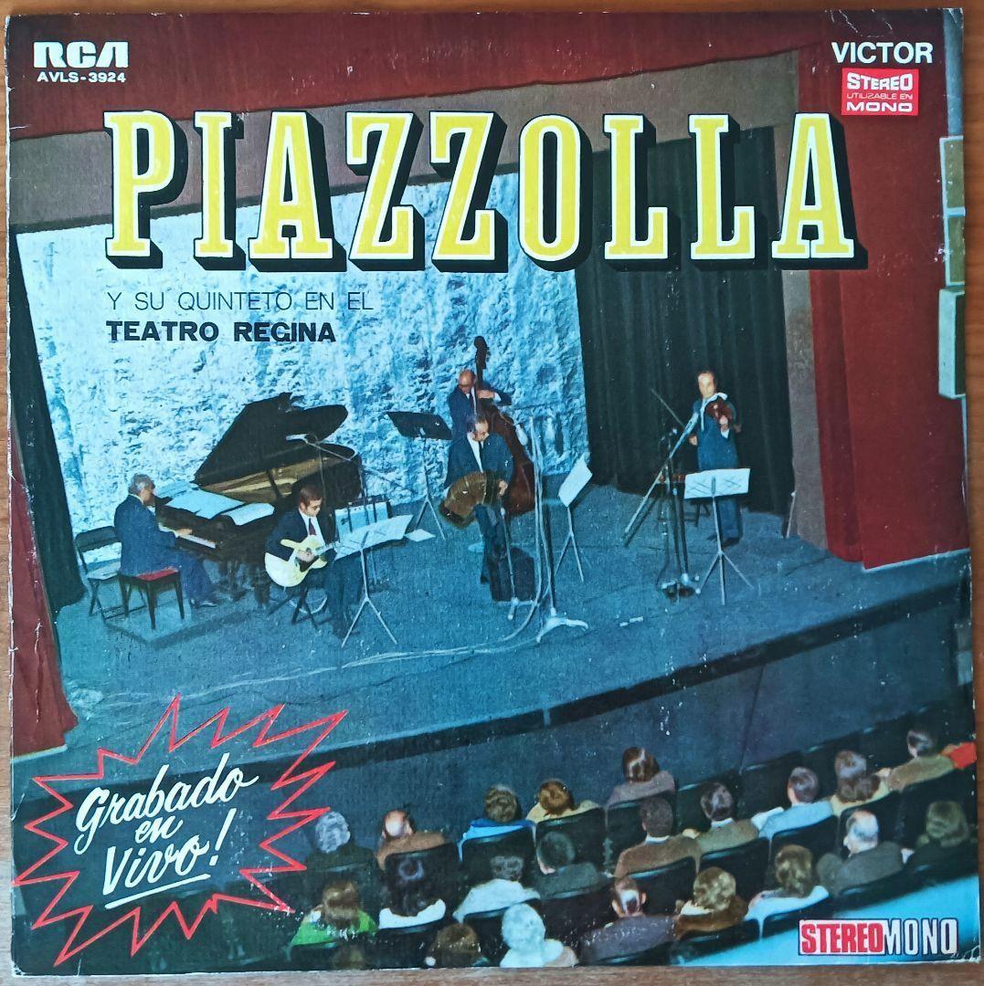 Capa do Álbum "En El Teatro Regina", de Astor Piazzolla