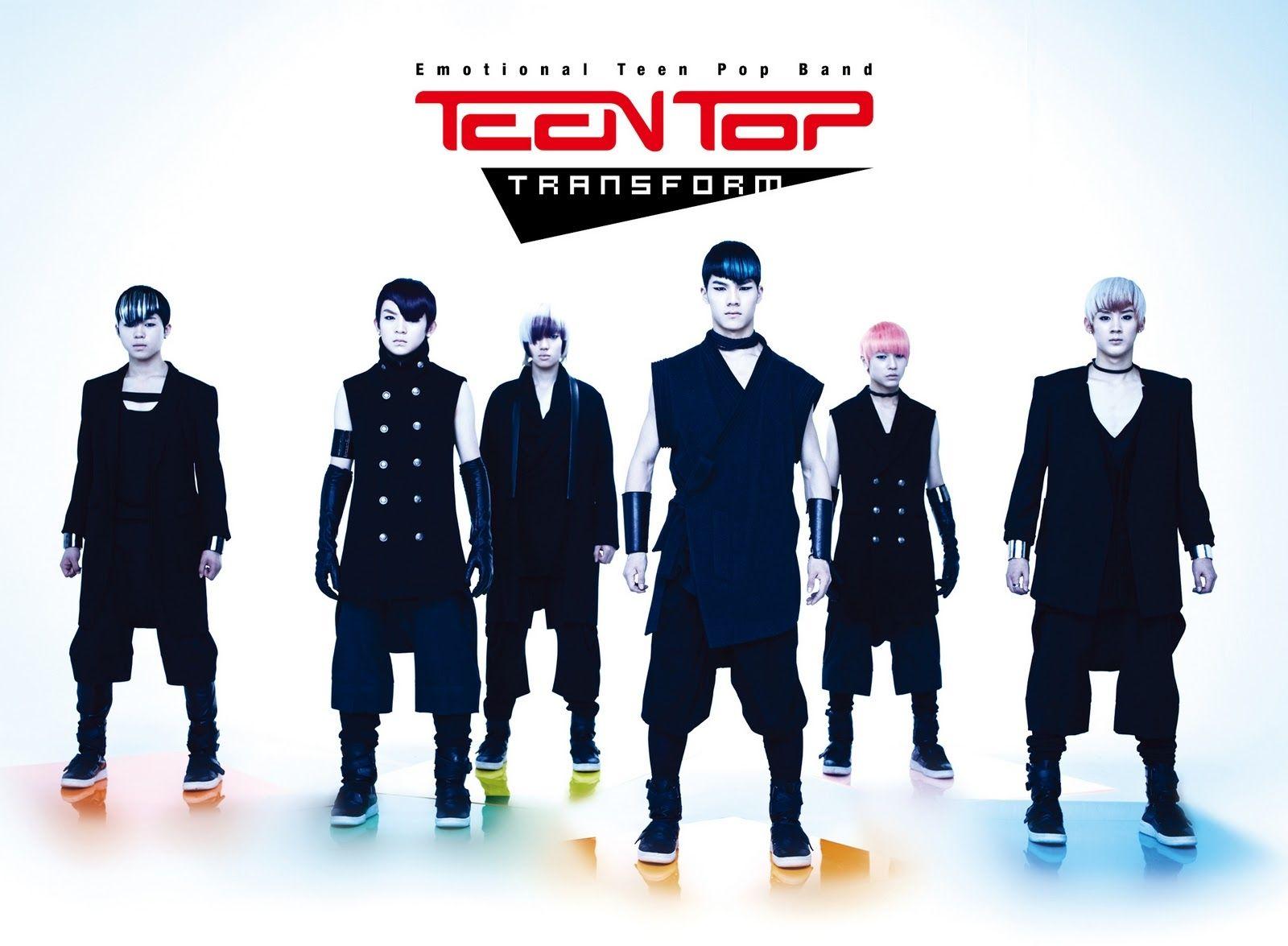 Capa do álbum "Transform", de Teen Top