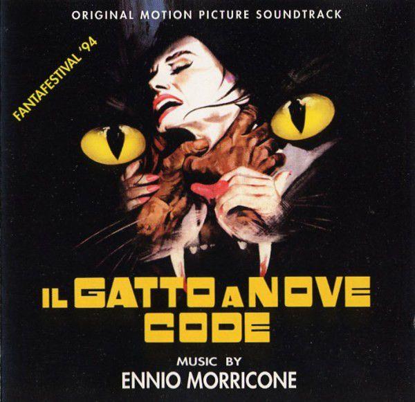 Capa do álbum "Il Gatto a Nove Code", de Ennio Morricone