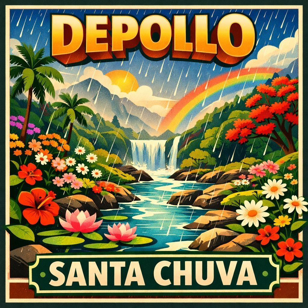 Portada de Álbum "Santa Chuva", de Depollo