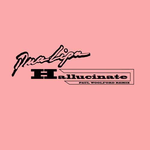 Capa do álbum "Hallucinate (Paul Woolford Remix)", de Dua Lipa