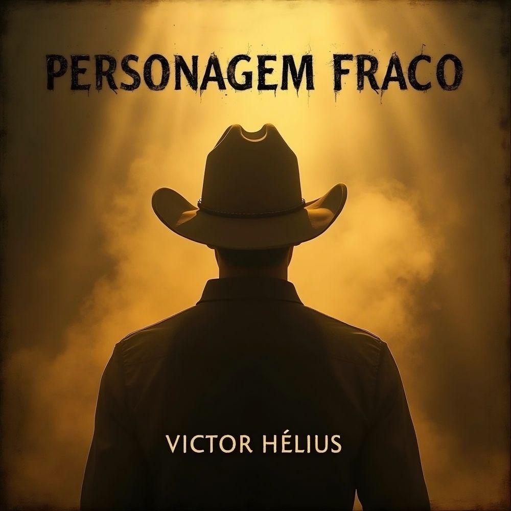 Portada de Sencillo/EP "Personagem Fraco", de Victor Hélius