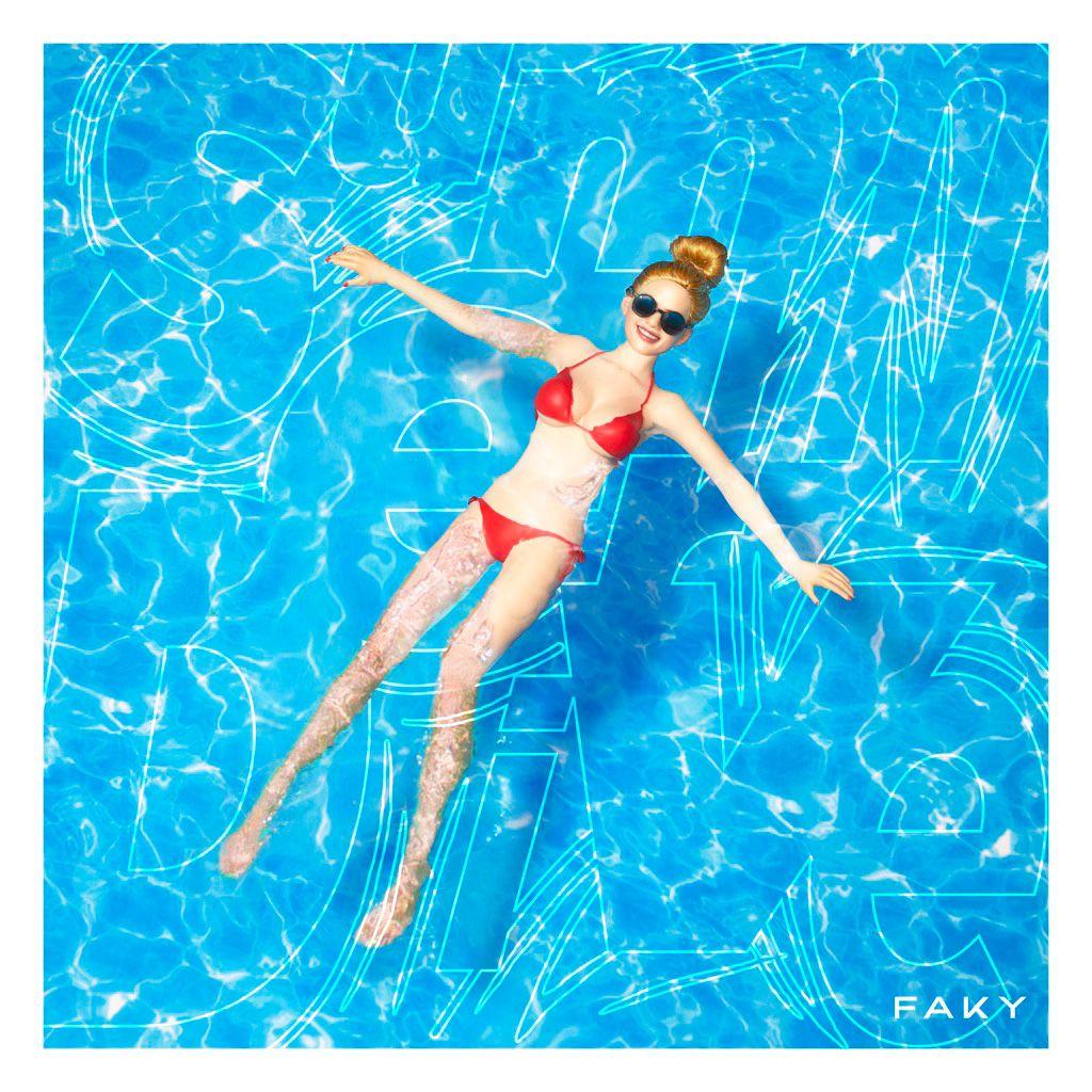 Portada de Sencillo/EP "Summer Dive", de Faky