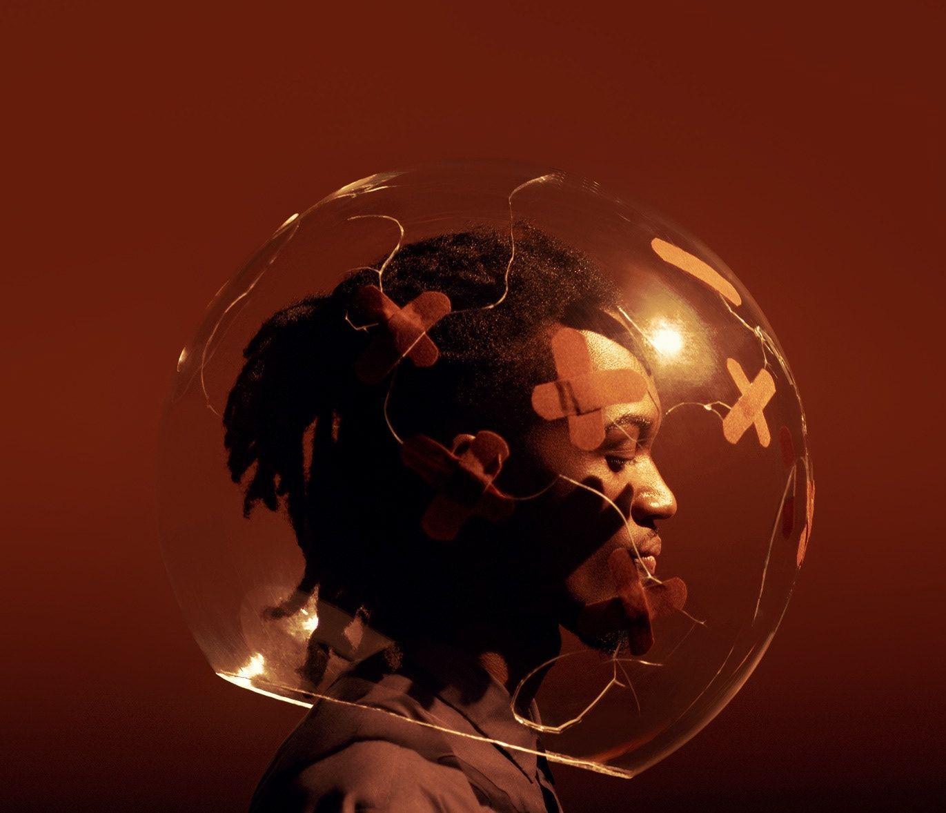 Capa do Single/EP "Black Astronaut", de Saba