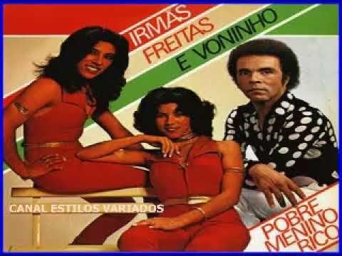 Portada de Álbum "Pobre Menino Rico", de Irmãs Freitas