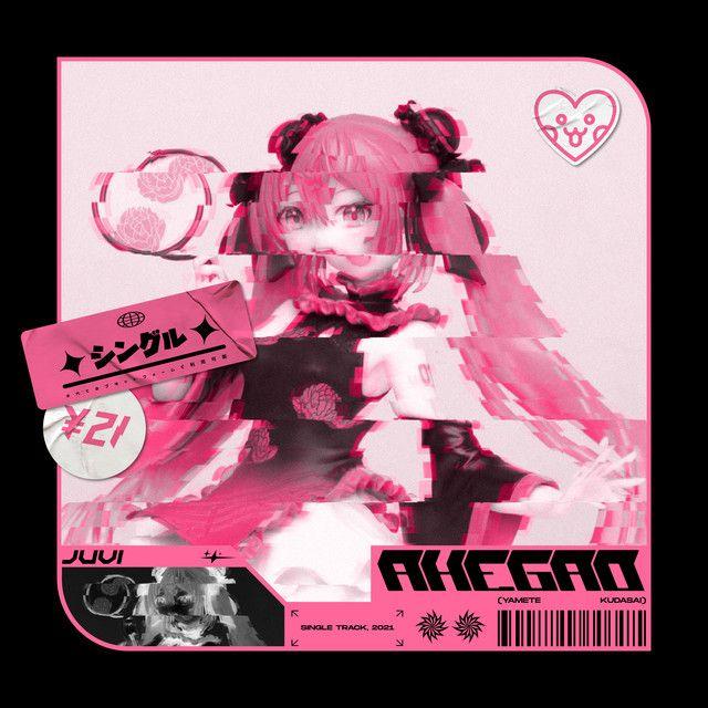 Portada de Sencillo/EP "Ahegao (Yamete Kudasai)", de Juvi
