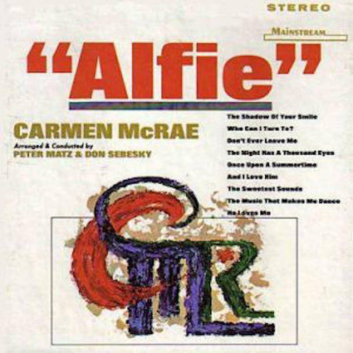 Capa do Álbum " Alfie", de Carmen Mcrae