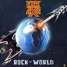 Capa do Álbum "Rock The World", de Kick Axe