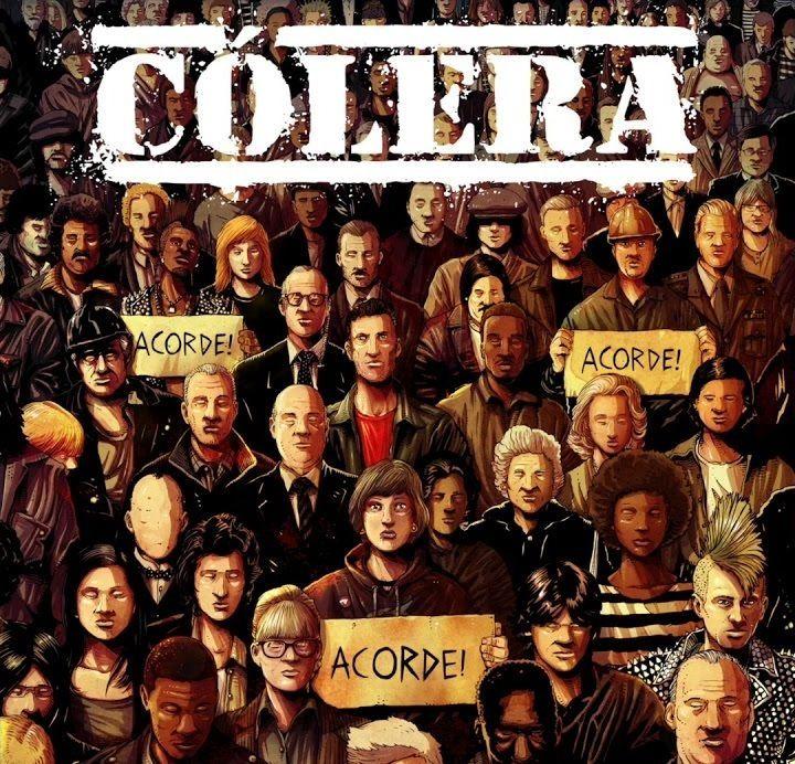 Portada del álbum "Acorde! Acorde! Acorde!", de Cólera