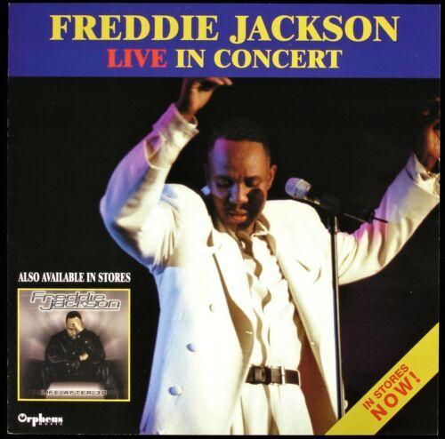 Portada de Álbum "Live In Concert", de Freddie Jackson