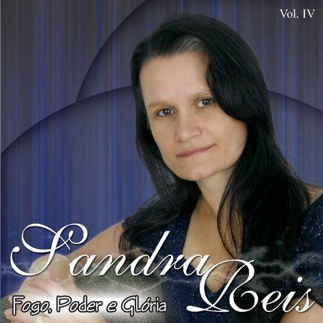 Portada de Álbum "Fogo, Poder e Glória", de Cantora Sandra Reis