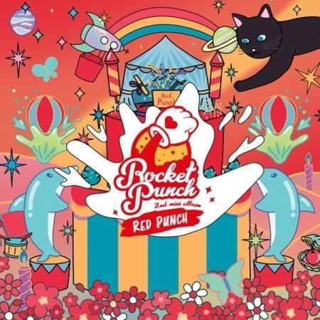 Portada de Álbum "RED PUNCH", de Rocket Punch