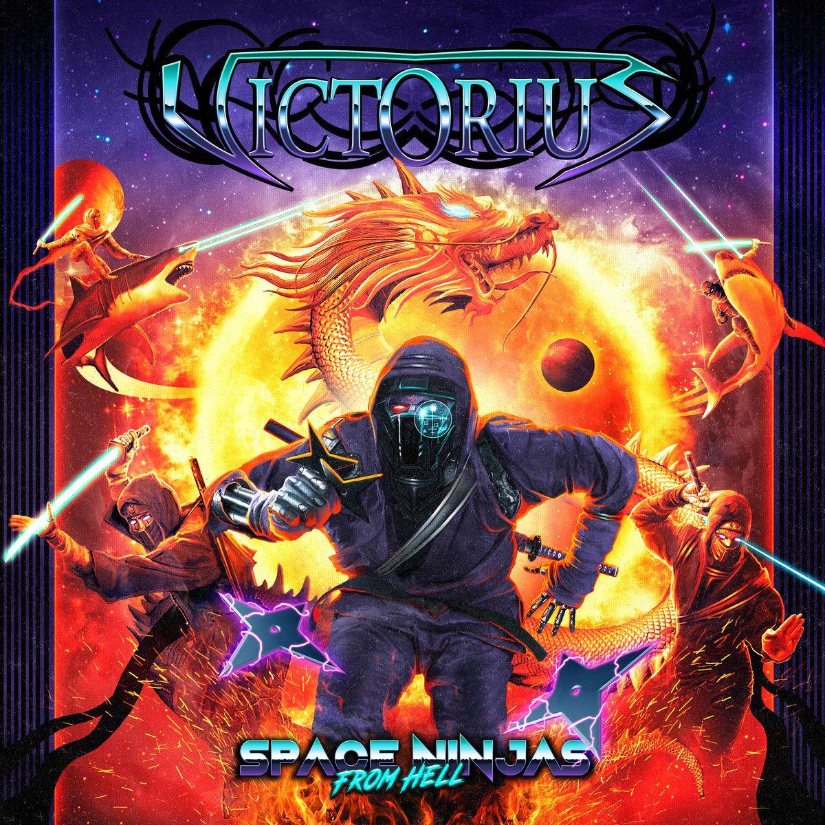 Portada de Álbum "Space Ninjas From Hell", de Victorius