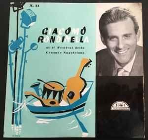 Portada de Álbum "al 4° Festival Della Canzone Napoletana", de Giacomo Rondinella