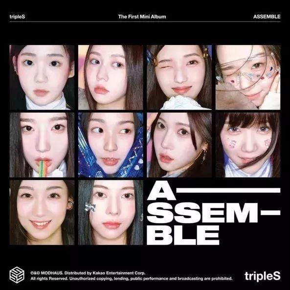 Portada de Sencillo/EP "ASSEMBLE", de tripleS