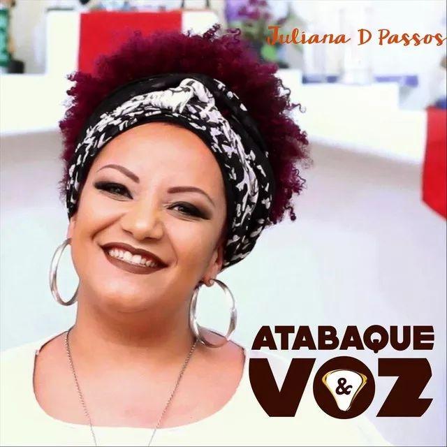 Capa do Álbum "Atabaque & Voz", de Juliana D Passos 