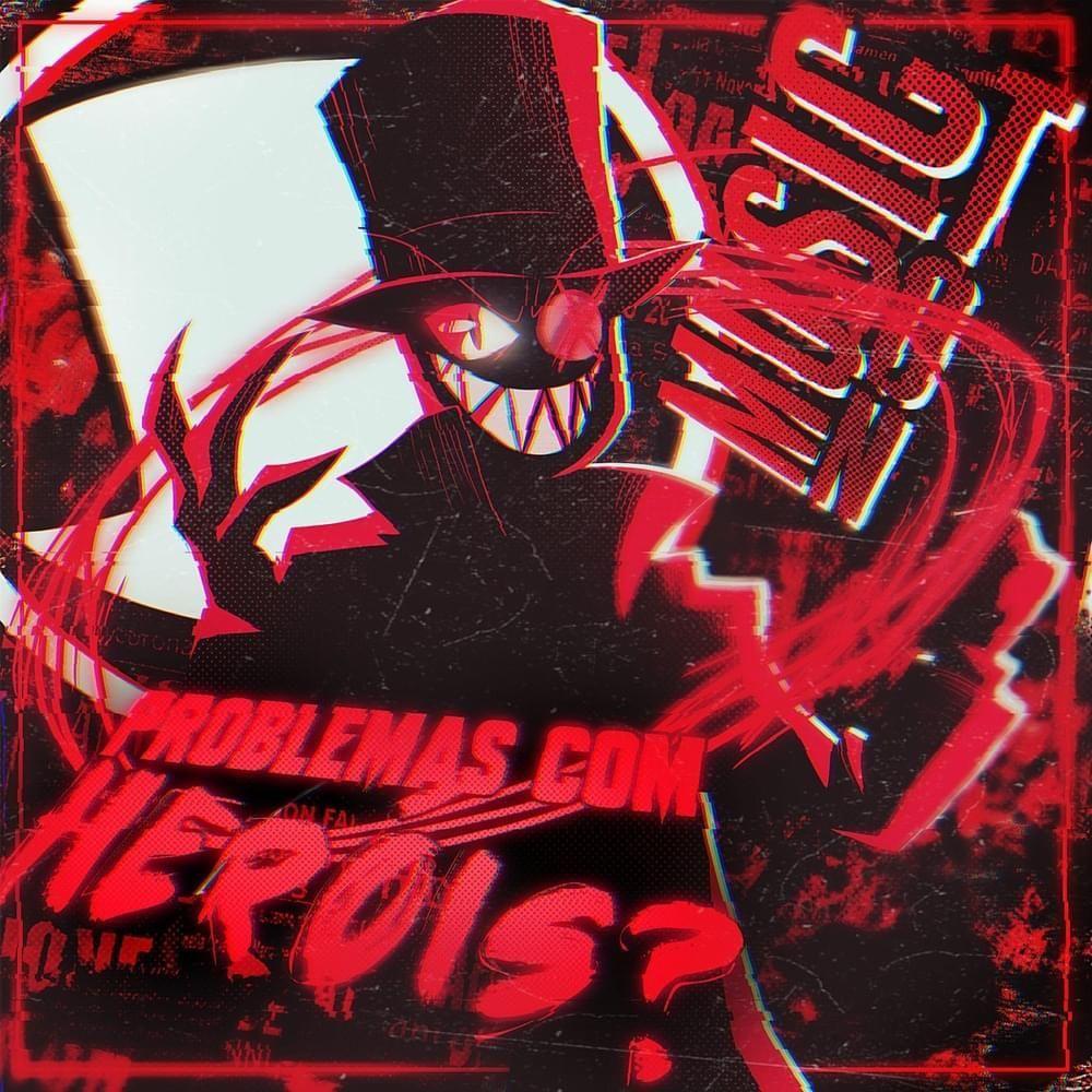 Capa do álbum "Problemas Com Heróis? (Black Hat)", de Papyrus da Batata