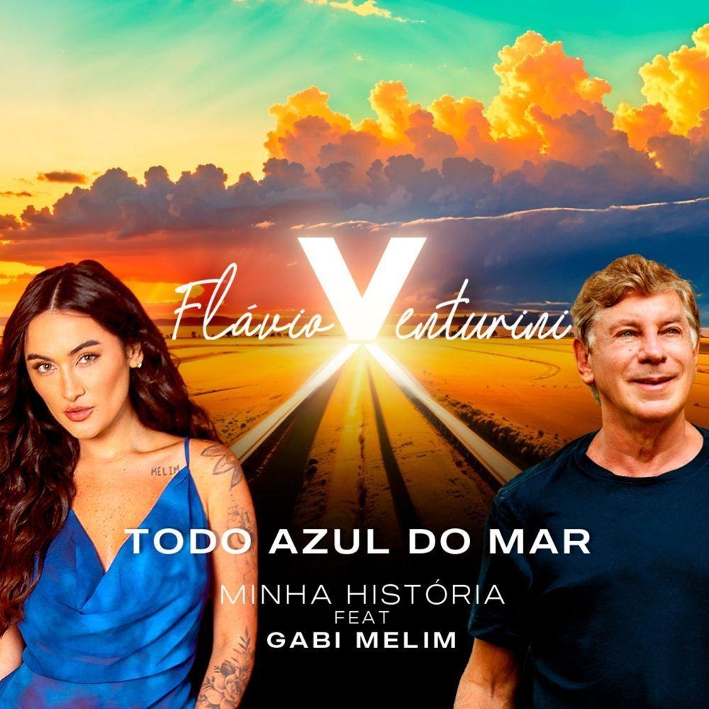 Portada de Sencillo/EP "Todo Azul do Mar (part. Flávio Venturini)", de Gabi Melim