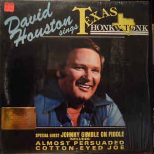 Portada de Álbum "David Houston Sings Texas Honky Tonk", de David Houston