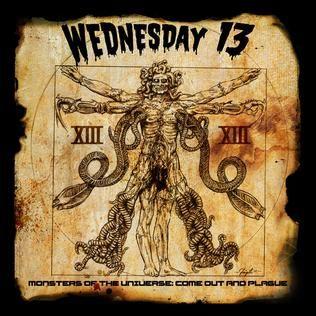 Portada de Álbum "Monsters Of The Universe: Come Out And Plague", de Wednesday 13