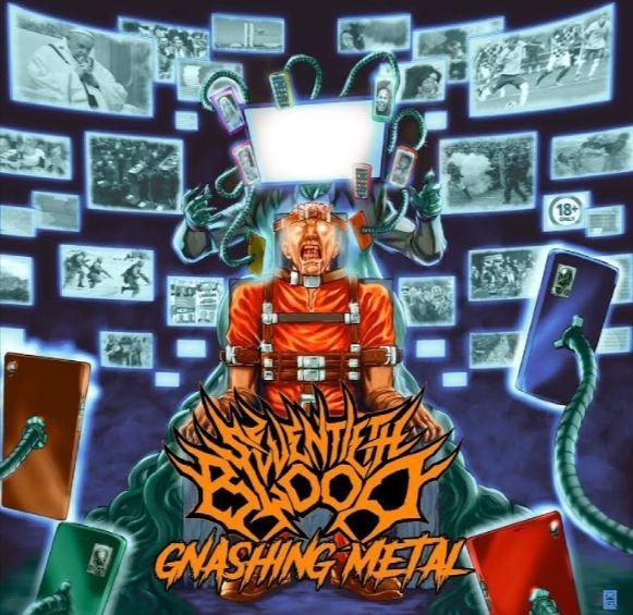 Portada de Álbum "Gnashing Metal", de Seventieth Blood