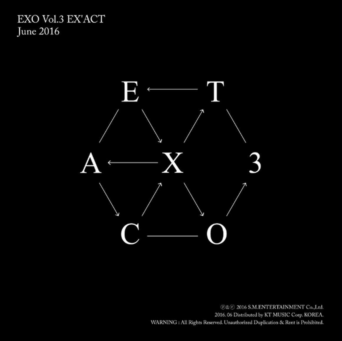 Capa do álbum "EX'ACT - The 3rd Album (Chinese Version)", de EXO 