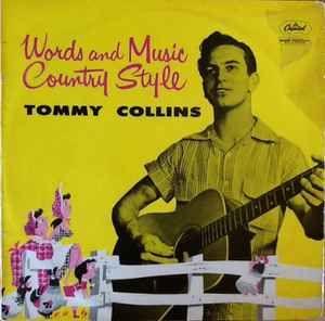 Portada de Álbum "Words And Music Country Style", de Tommy Collins