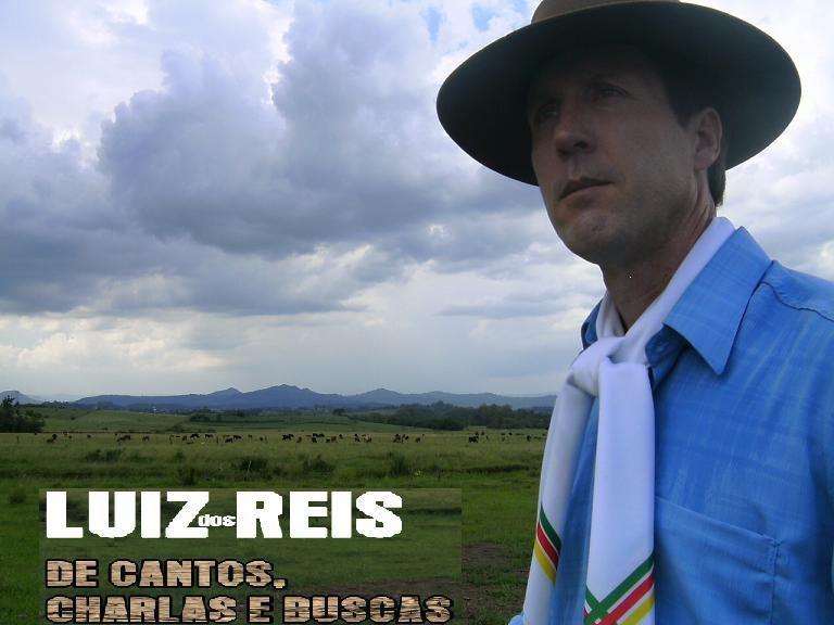 Portada de Álbum "De Cantos Charlas e Buscas", de Luiz dos Reis