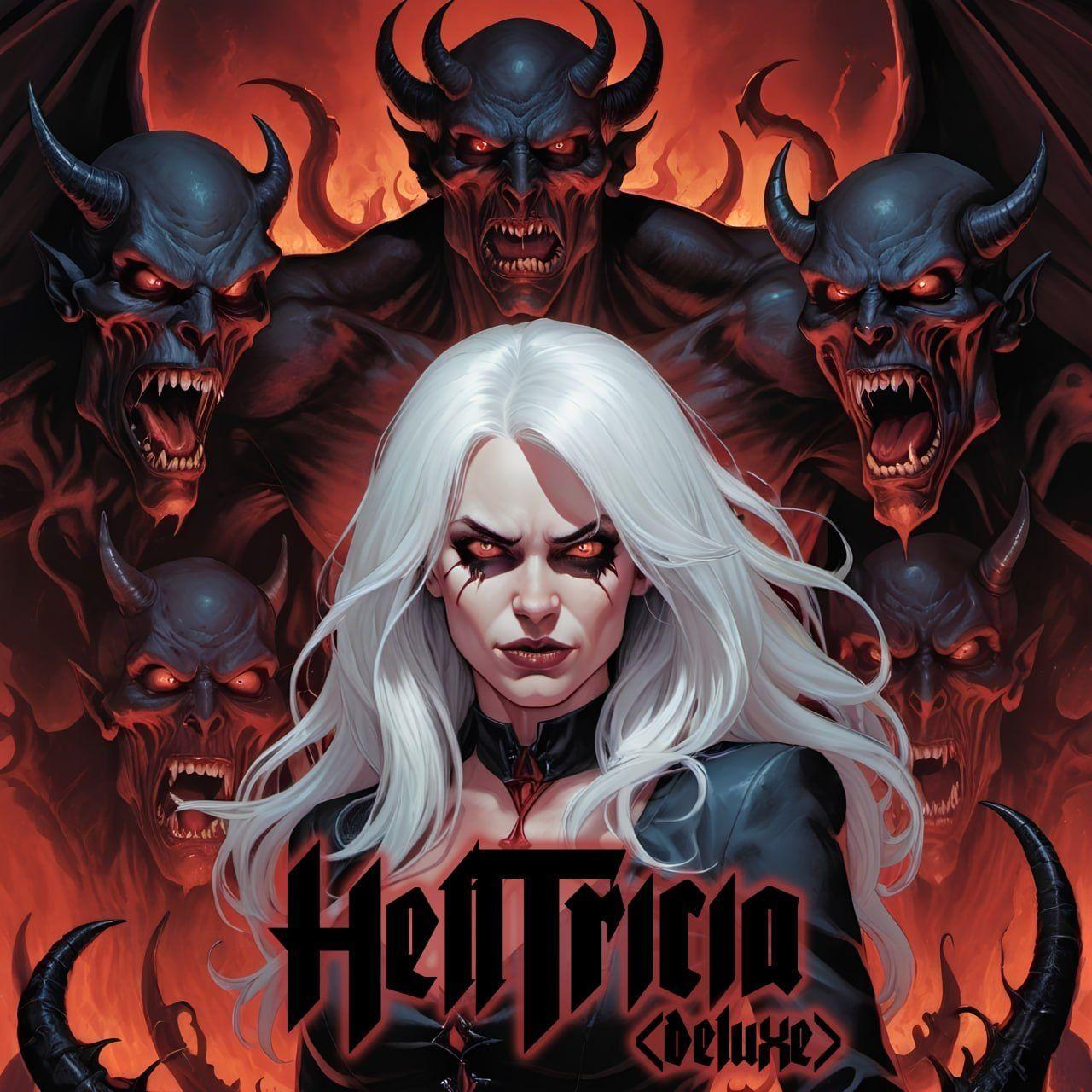Portada del álbum "HellTricia (Deluxe)", de HellTricia