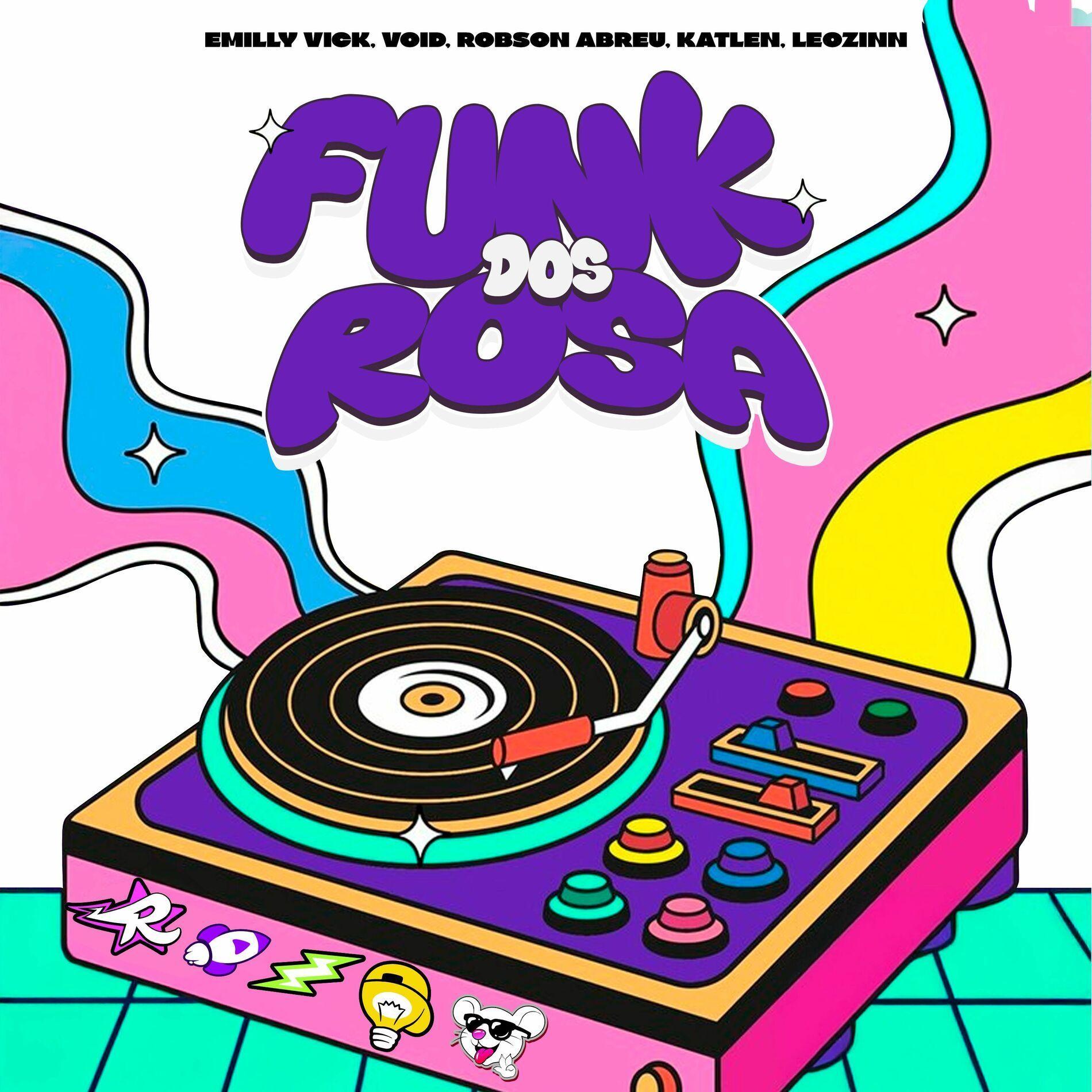 Portada de Sencillo/EP "Funk dos Rosa (part. Emilly Vick, VOID, Robson Abreu e Leozinn)", de Katlen