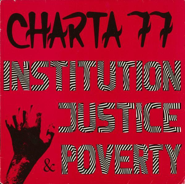 Portada de Álbum "Institution, Justice & Poverty", de Charta 77