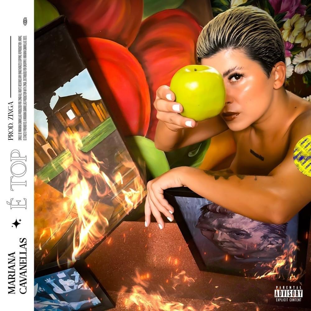 Portada de Sencillo/EP "É Top", de Mariana Cavanellas