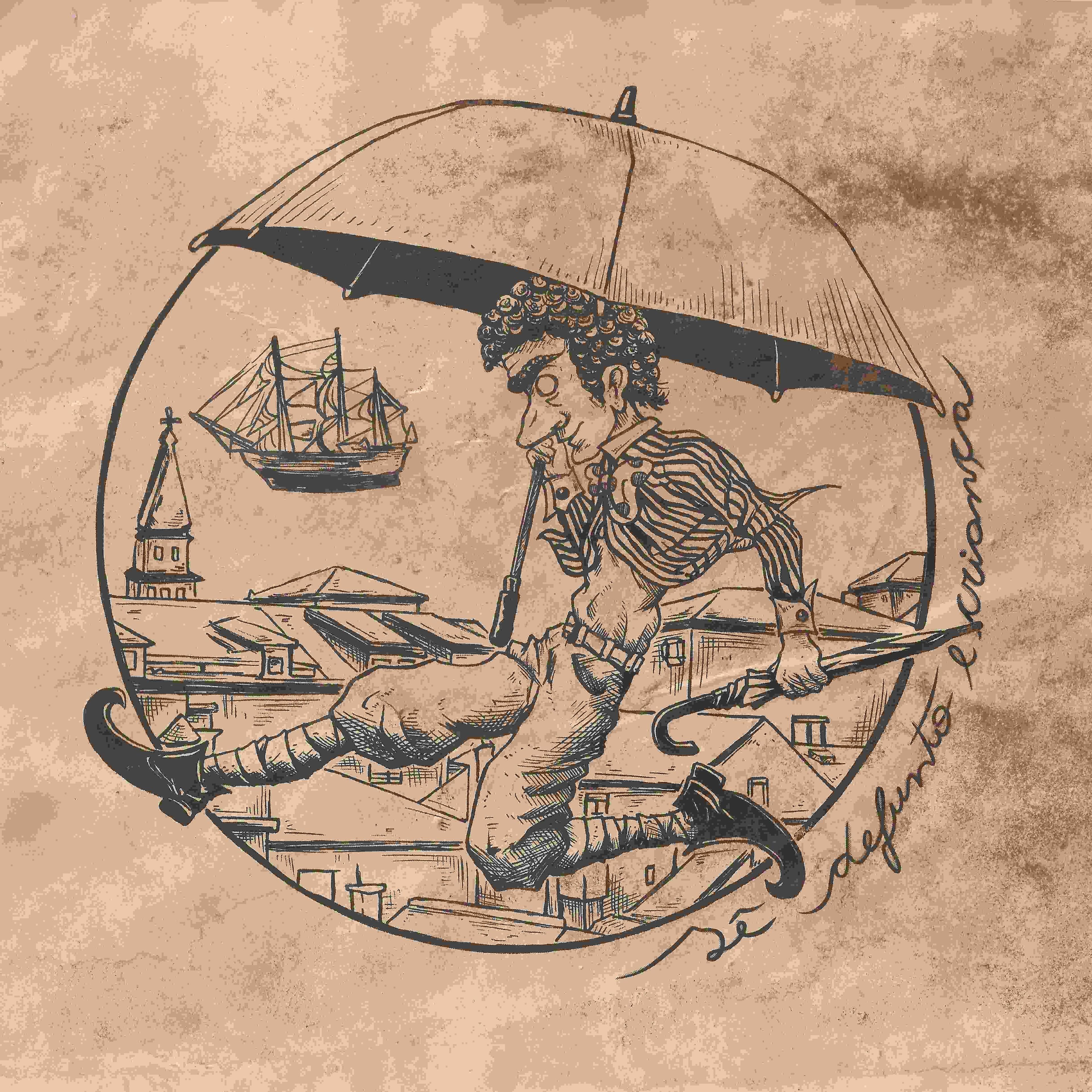 Portada de Álbum "Sê Defunto e Criança", de Nícolas Wolaniuk