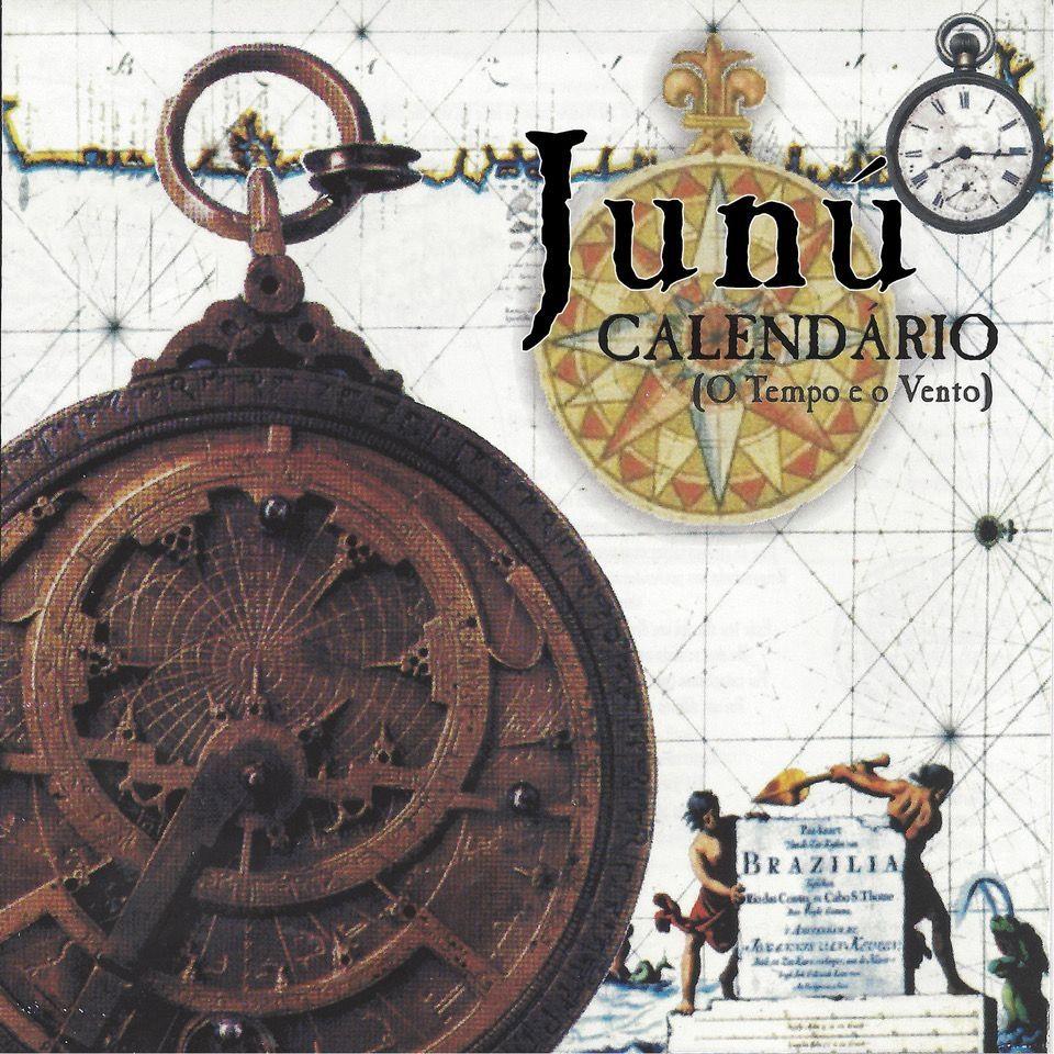 Portada de Álbum "Calendário (O Tempo e o Vento)", de Junú