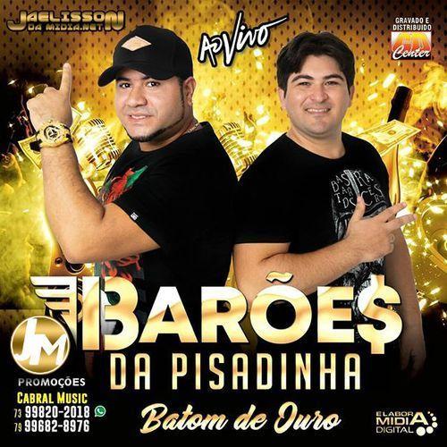 Portada de Álbum "Ao Vivo No Batom de Ouro", de Os Barões da Pisadinha