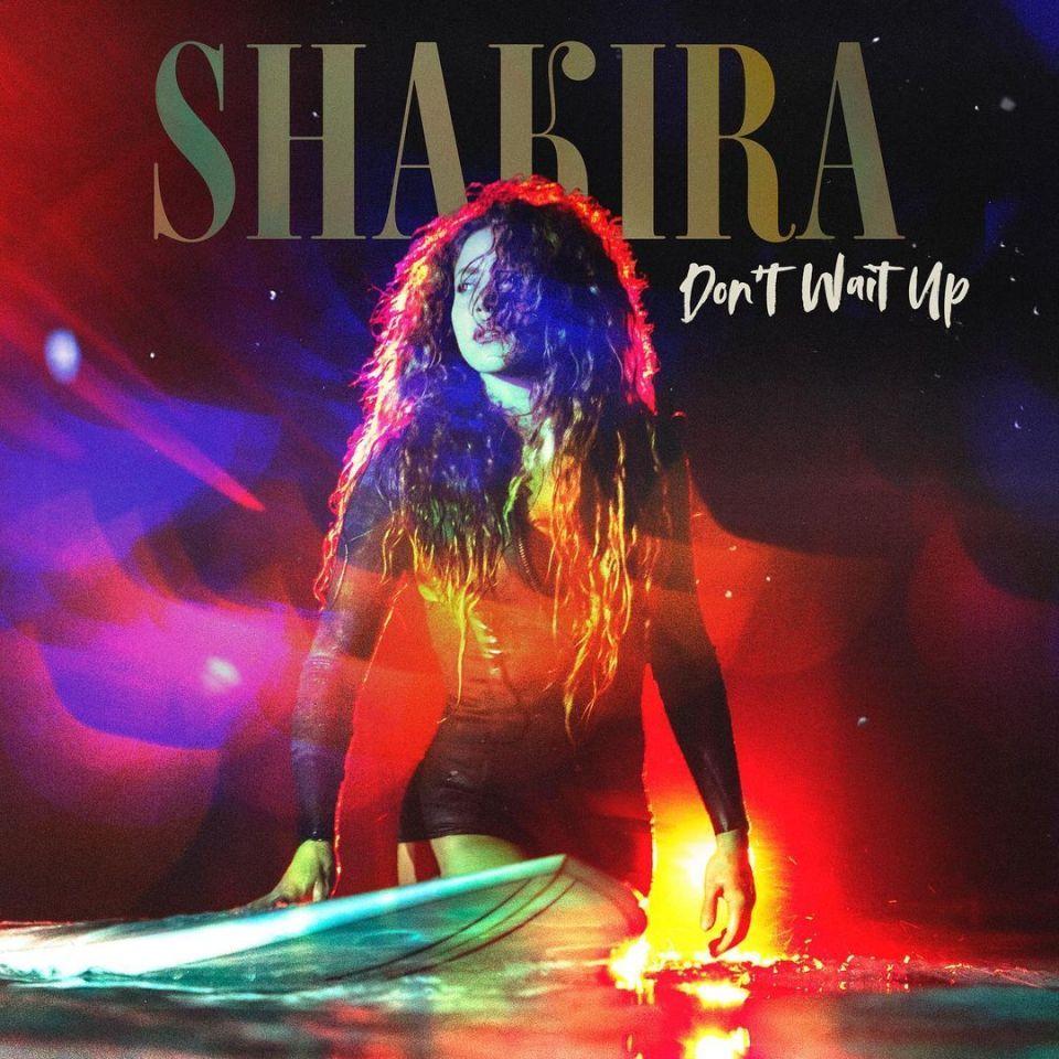 Portada del álbum "Don't Wait Up", de Shakira