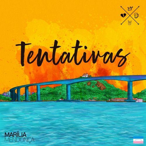 Capa do álbum "Tentativas", de Marília Mendonça