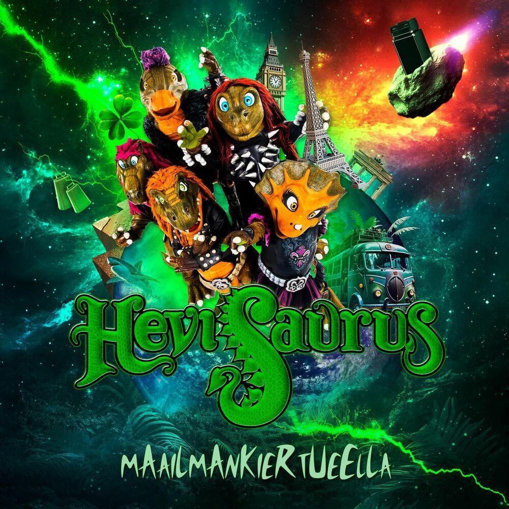 Portada de Álbum "Maailmankiertueella", de Hevisaurus